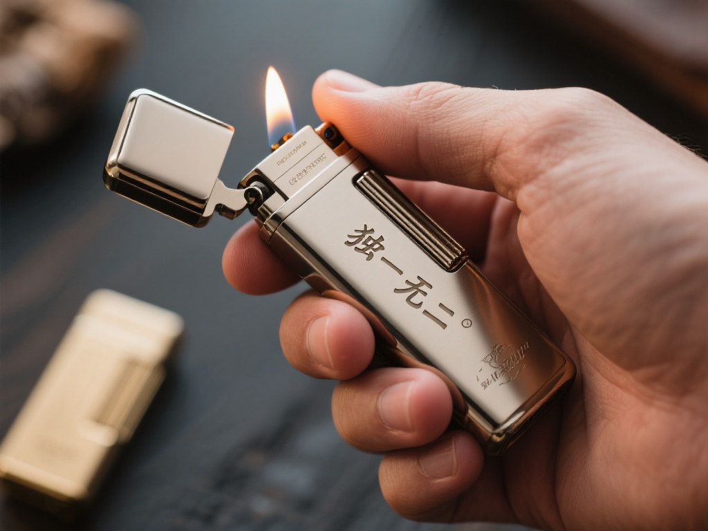 问鼎娱乐打火机:独特设计与品质生活的完美结合 (问鼎娱乐打火机:独特设计与品质生活完美融合的象征) 以其经典款为例,这款打火机采用了人体工学设计,握持